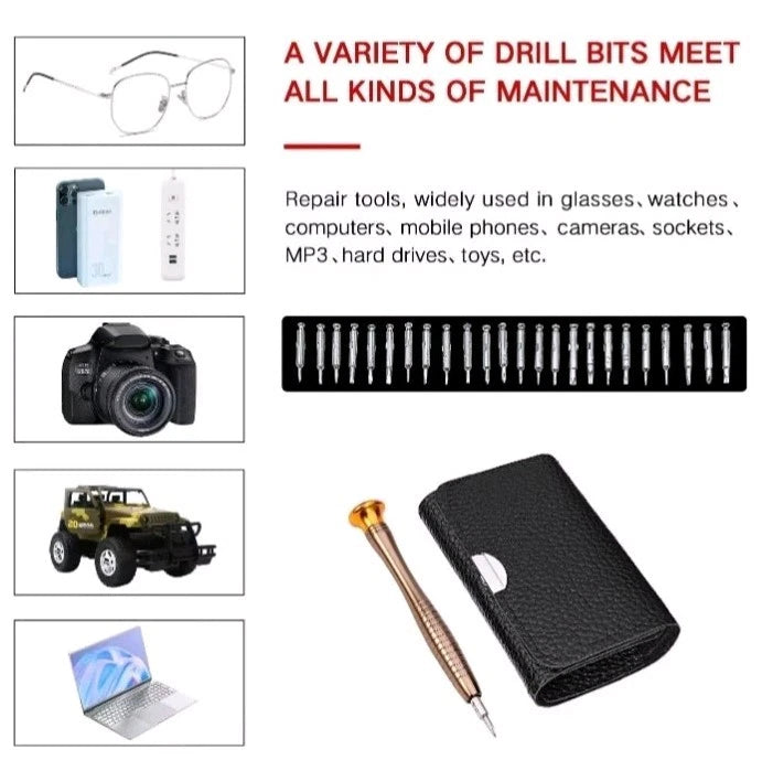 Precision Screwdriver Set-25 In 1 Tool Kit Mini Small Torx Bit Laptop Repair