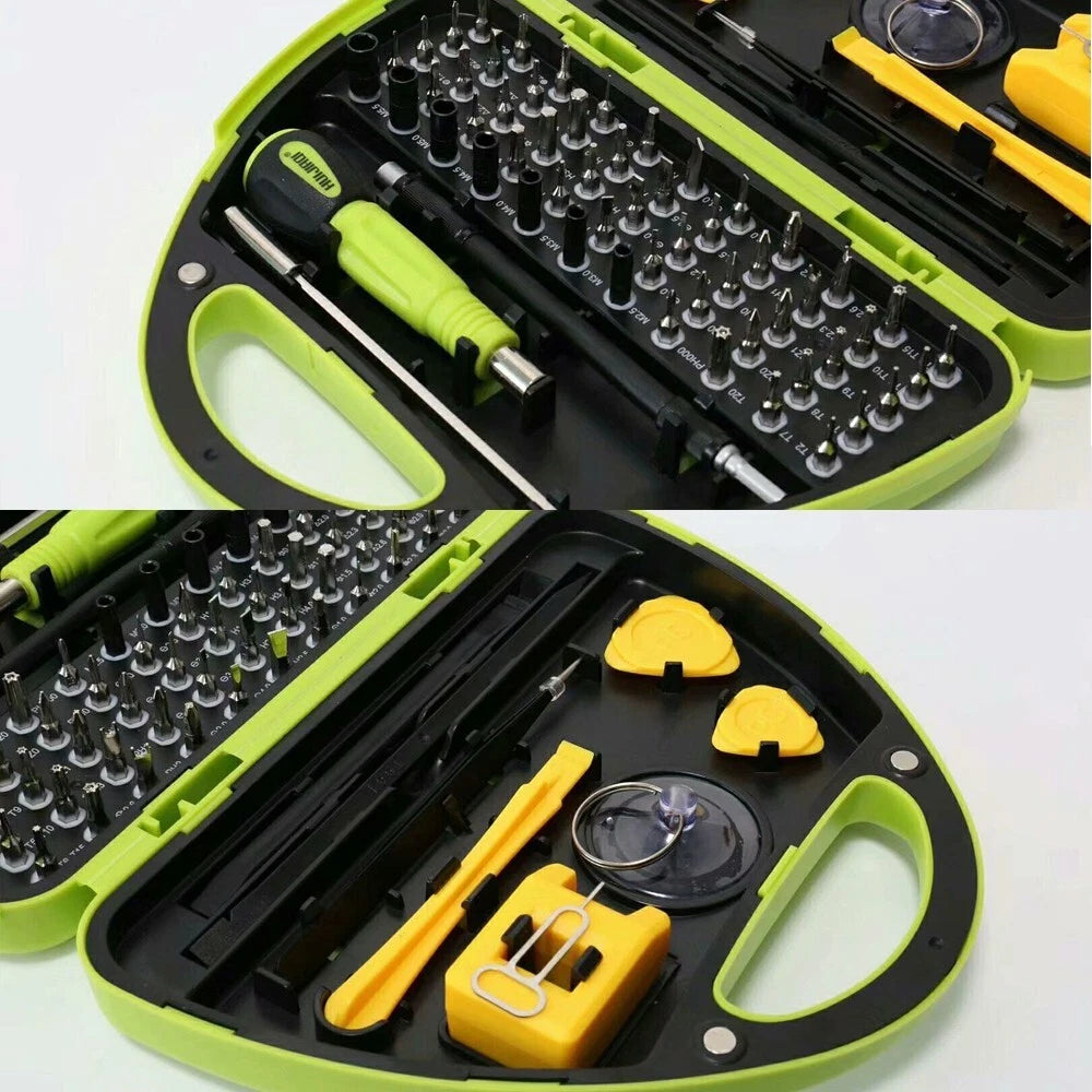 HUIJIAQI No. 8934 67pcs in 1 Screwdriver Repair Hand Tool Kit With Storage Case