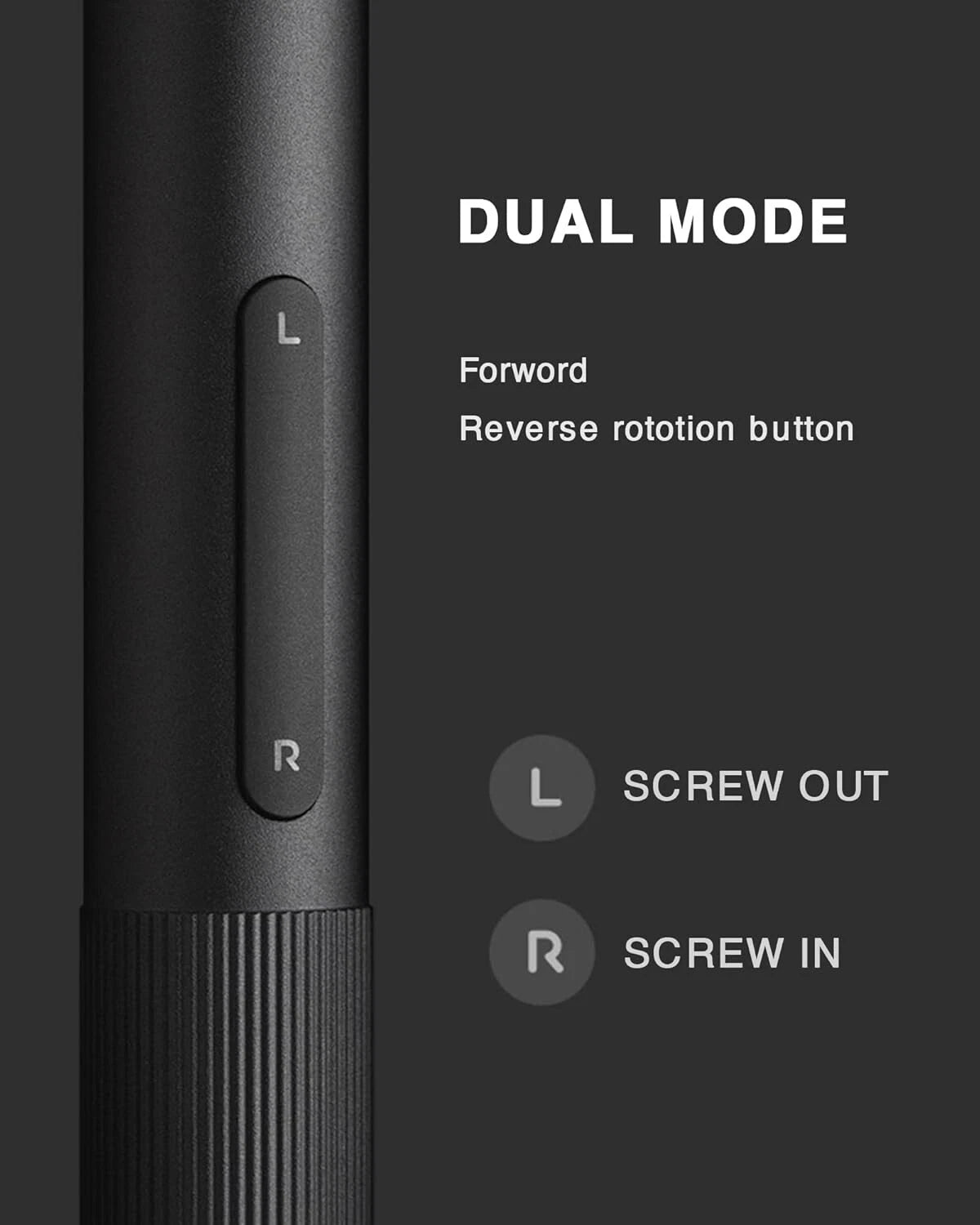 Xiaomi Rechargeable Magnetic Electric Precision Screwdriver Type-C Charging Gray