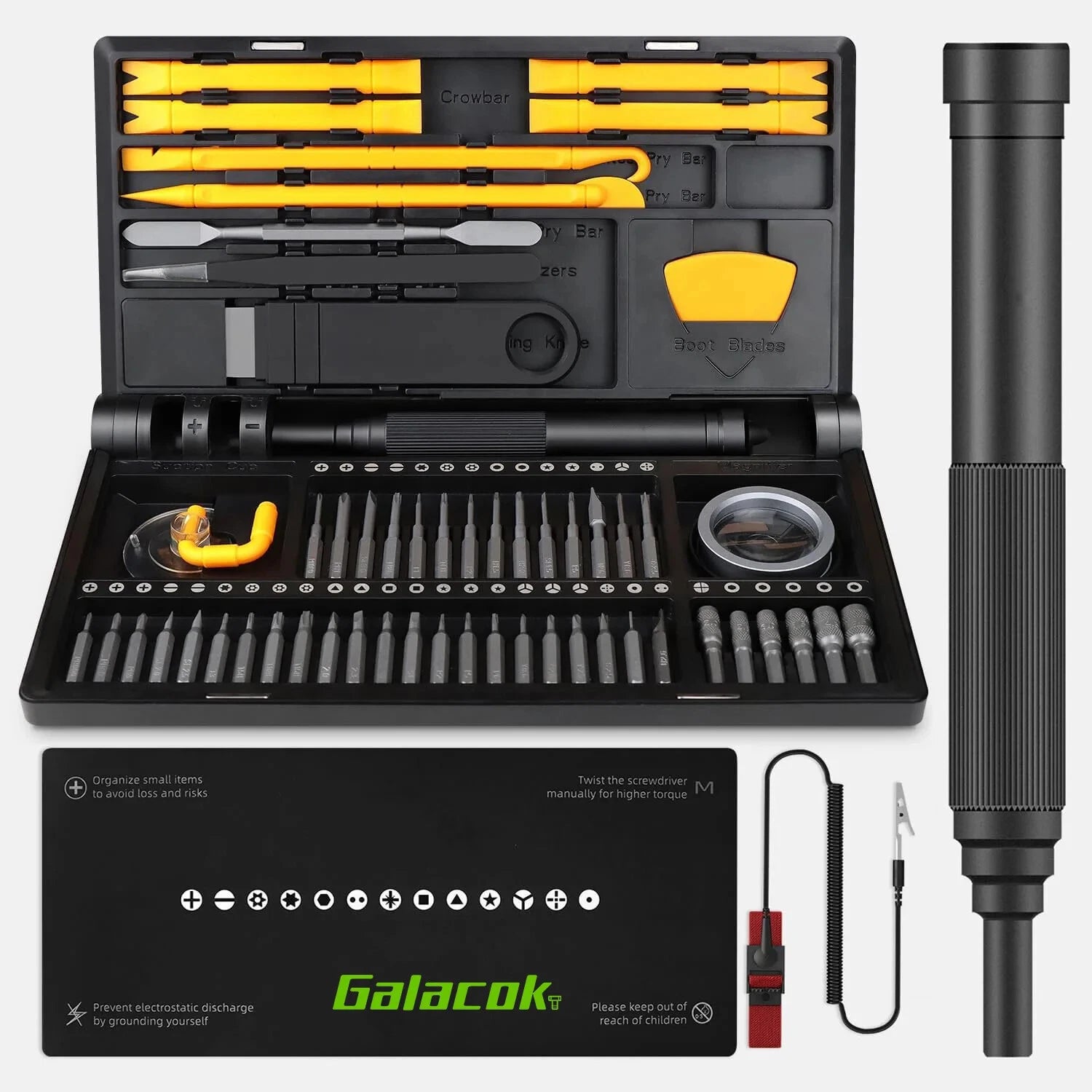 71 in 1 Precision Electric Screwdriver Set Cordless with PC Phone Repair Kit