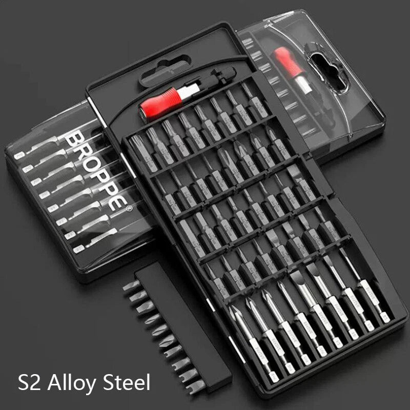 Electric Screwdriver Set Magnetic Phillips Bits  Rechargeable Screwdriver Kit