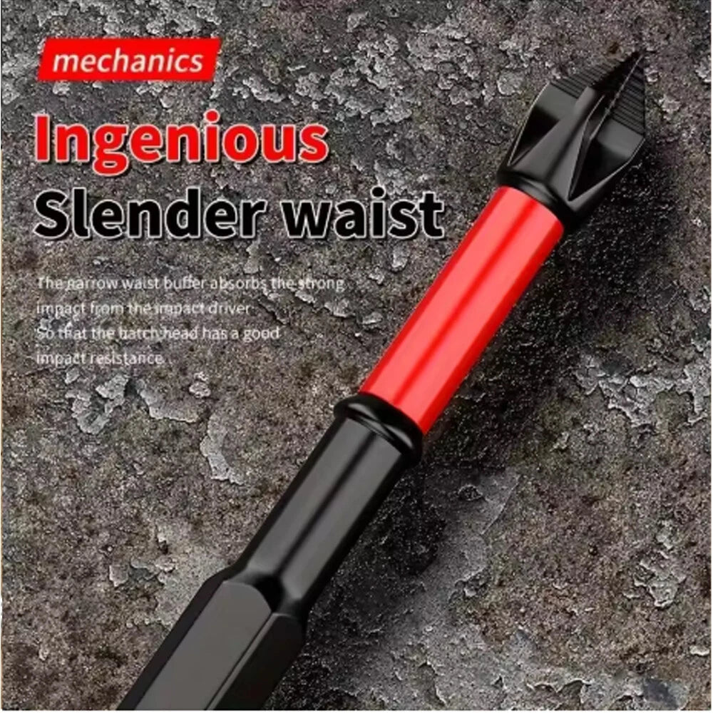 7PCS Magnetic Anti-Shock Batch Head High Hardness Non-slip Cross Screwdriver Nwv