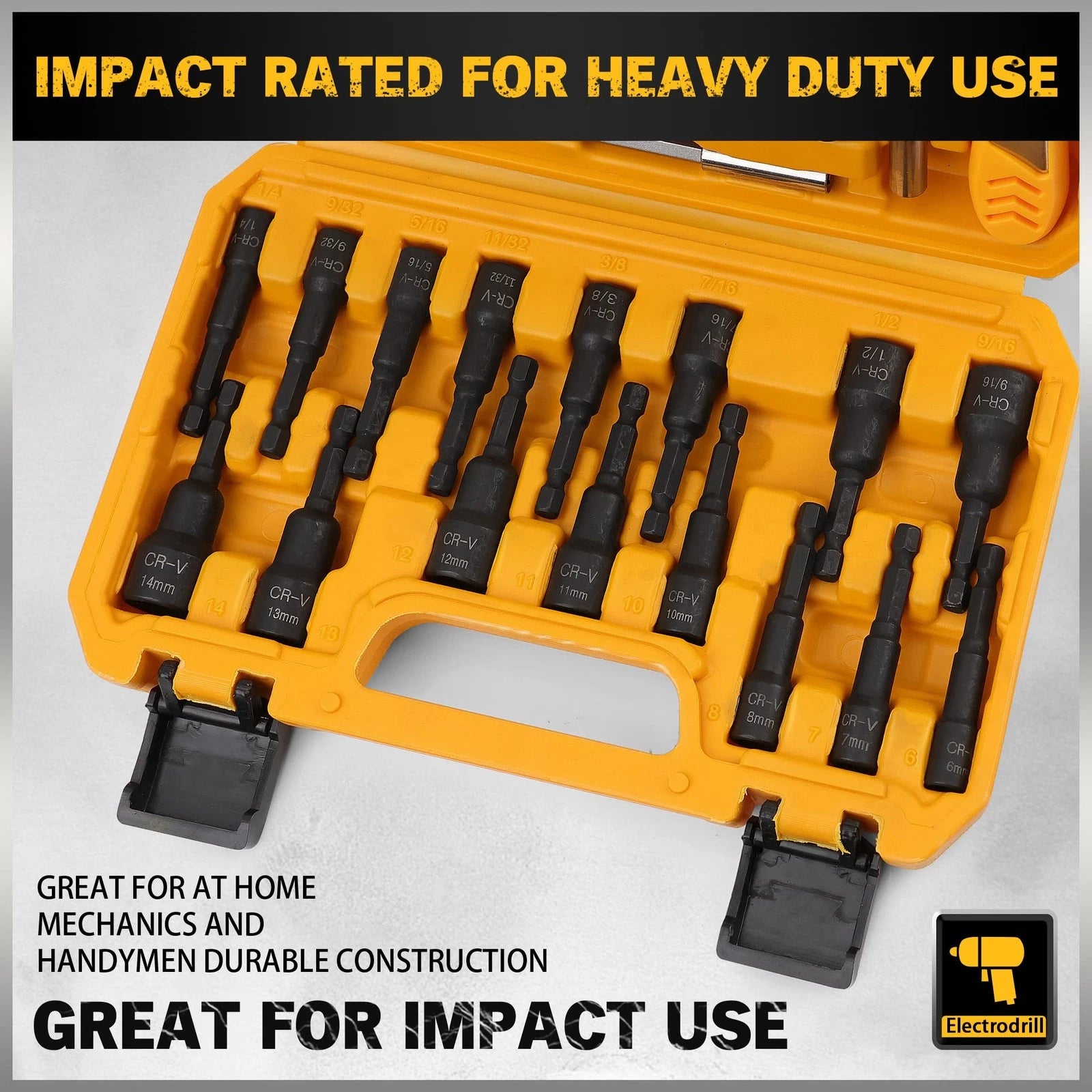 Elead 47-piece Magnetic Nut Driver & Screwdriver Bit Set - Strong Magnetic Nut D