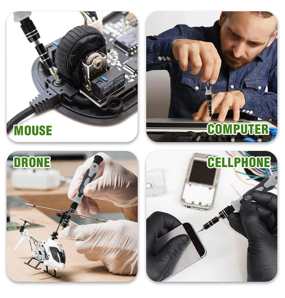 Ultimate 115-in-1Precision Screwdriver Set for Electronics PC Laptop Repair Tool