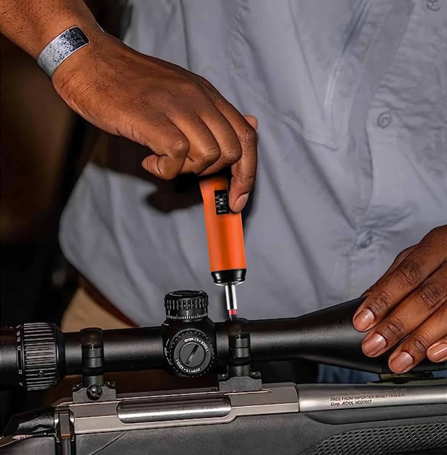 KNINE OUTDOORS Torque Screwdriver Wrench Driver Set 10-70 Inch Pounds Orange