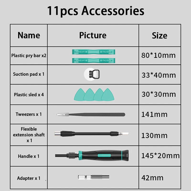 152 in 1 Magnetic Precision Screwdriver Set PC Phone Electronics Repair Device