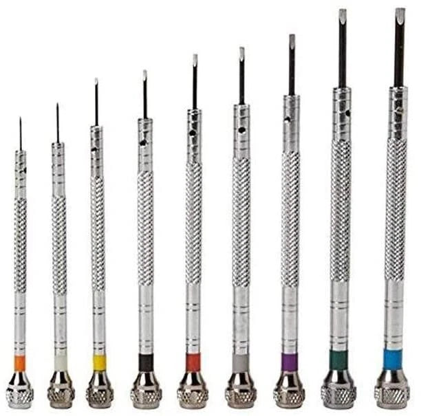 19 Screwdriver Set Eyeglasses Watch Jewelry Watchmaker Repair Precision Tool Kit