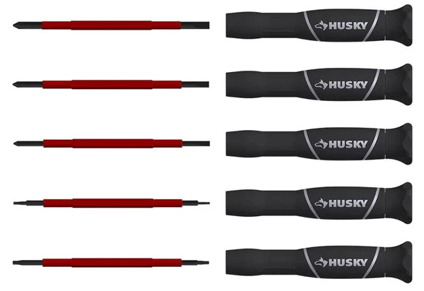 Husky - 272300050 - Insulated Precision Screwdriver Set - 5-Piece