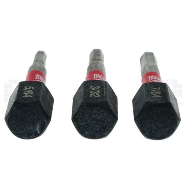 Milwaukee 48-32-4619 SHOCKWAVE 7-Piece Impact Security Bit Set, 1" Length