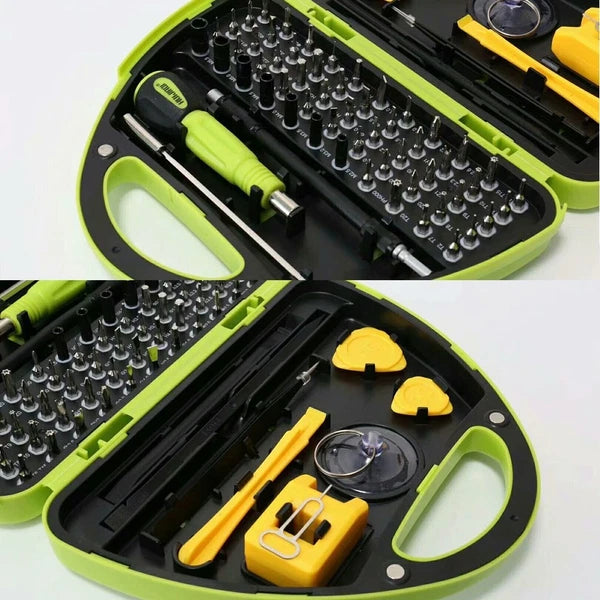 HUIJIAQI No. 8934 67pcs in 1 Screwdriver Repair Hand Tool Kit With Storage Case