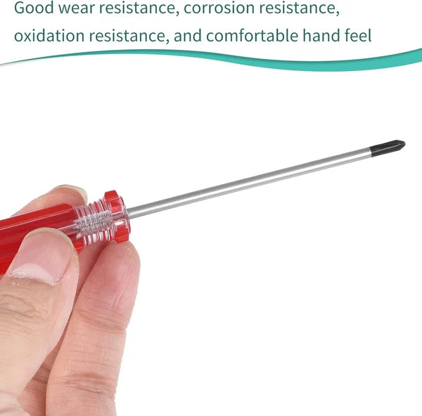 Magnetic Screwdriver Set, Small Screwdriver Tool Flat Head and Phillips Screw