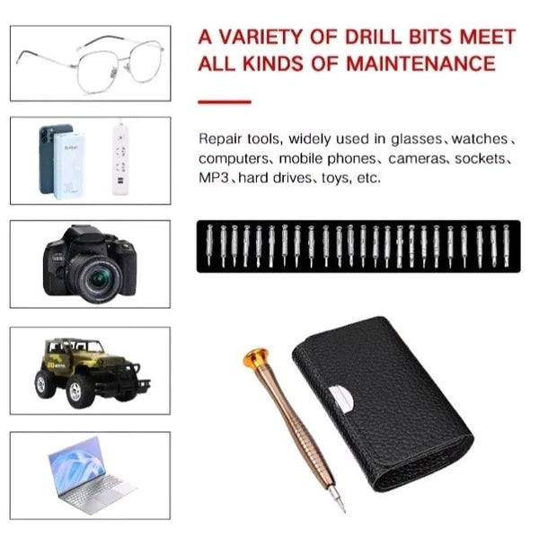 Precision Screwdriver Set-25 In 1 Tool Kit Mini Small Torx Bit Laptop Repair