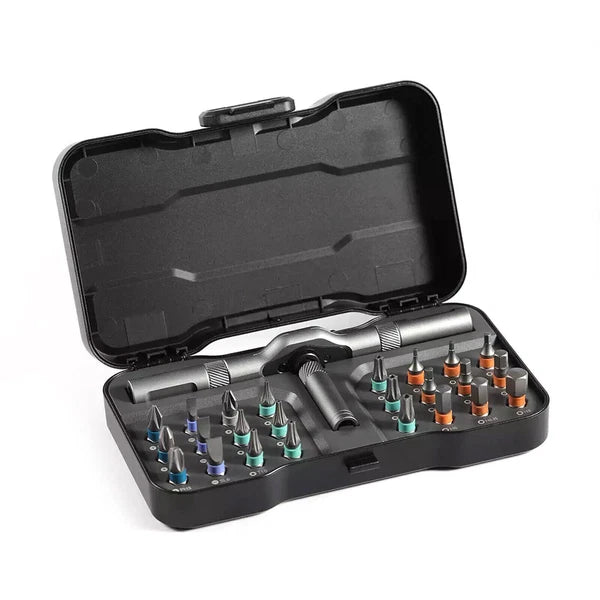 DUKA 24 in 1 Multi-Purpose Ratchet  Screwdriver Bits Set DIY Toolbox C1W6wgza4w