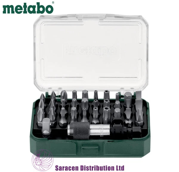 METABO 32 PIECE BIT BOX LC, PH, PZ, SLOT, HEX, TORX & SECURITY TORX  - 626697000
