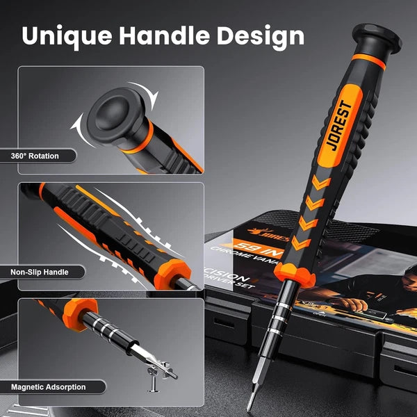 59Pcs Screwdriver Precision Set Torx T5, T6, T8, Mini Repair Tool Kit Macbook Co