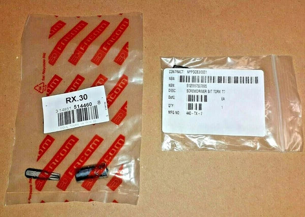 Facom 1/4" Bit Holder R245 and Torx Bits T7 T30