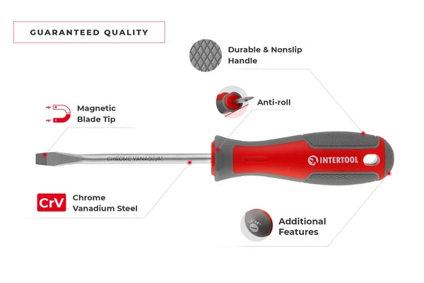 INTERTOOL 70-Piece Magnetic Screwdriver Set with Multi Bits VT08-3370