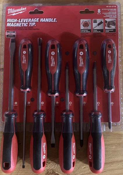 Milwaukee 8pc Screwdriver Set 48-22-2008
