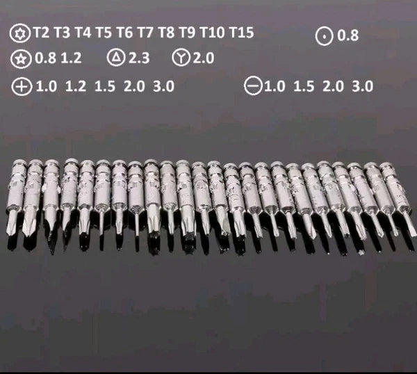 Precision Screwdriver Set-25 In 1 Tool Kit Mini Small Torx Bit Laptop Repair