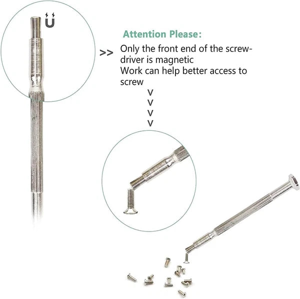 Durable Tiny Screwdriver Set with Rustproof Blades - Perfect for Jewelry & More