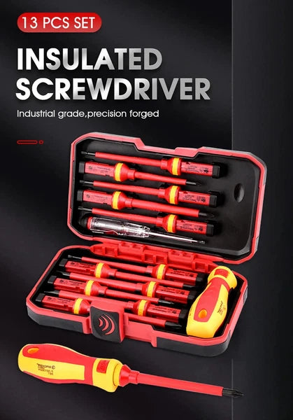 Slotted Magnetic Screw Driver Bits Kit and Magnetic Slotted Bits Repair Tool New