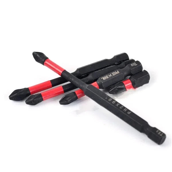 7PCS Magnetic Anti-Shock Batch Head High Hardness Non-slip Cross Screwdriver Nwv
