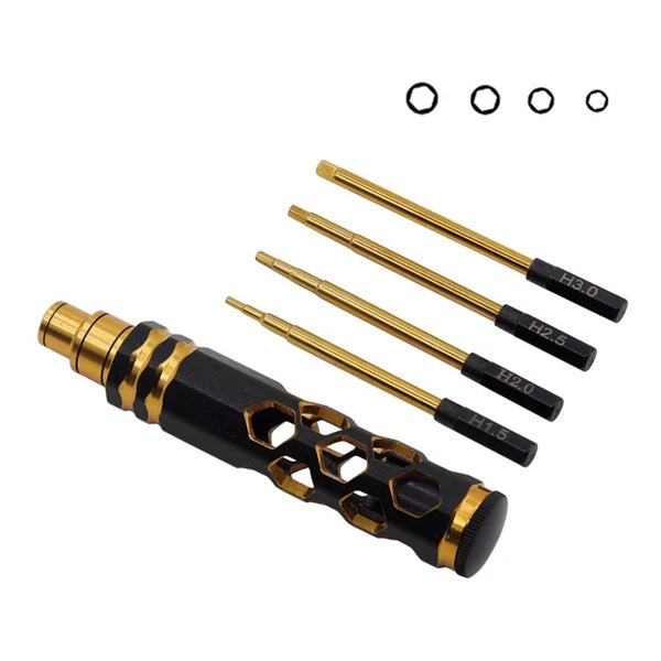 Hexagonal Head Screwdriver Hexagonal Screwdriver Tool Set for Rc Car7281