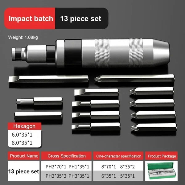Powerful Rusty Dead Screw Impact Screwdriver Broken Head Screw Remover