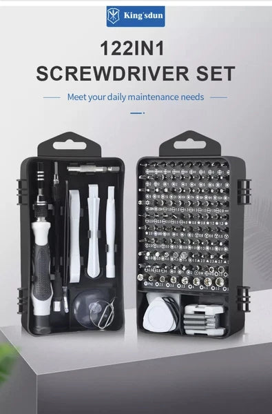Precision Screwdriver Set 122PC Electronic Tool kit Computer PC LaptopRepair Kit