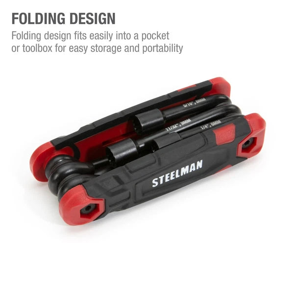 Steelman 6-Piece Universal Folding Nut Driver Set 60712