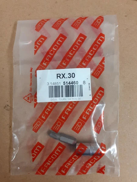 Facom 1/4" Bit Holder R245 and Torx Bits T7 T30