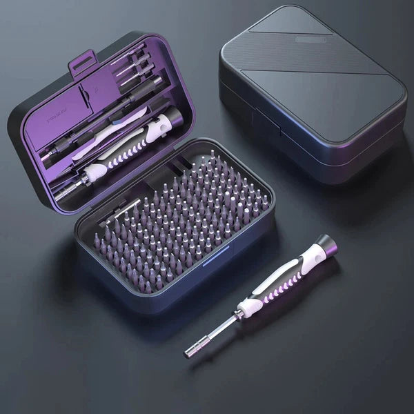 Precision Screwdriver Set 130 in 1 Portable Hand Tool Kits Magnetic Bits Small