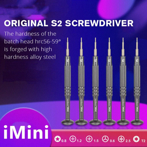 Non-slip Screwdriver 0.8 Torx 0.6 Y-Type 1.2 1.5 Phillips 2.5 T2 Screwdriver Set