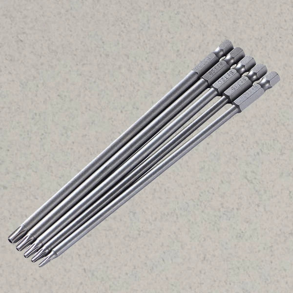 5 Pcs Batch Tool Torque Bits Set Screw Driver Drill Star Screwdriver