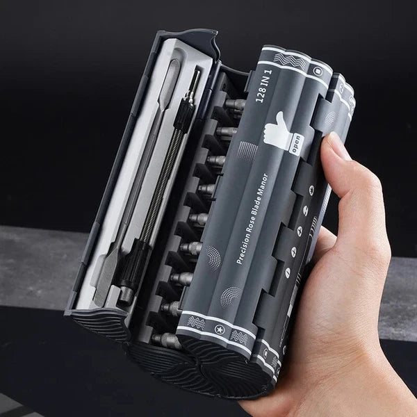 Multi Functional Screwdriver Set 128 in 1 Precision Hand Screw Drivers Kit