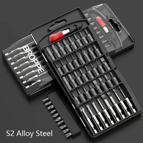 Electric Screwdriver Set Magnetic Phillips Bits  Rechargeable Screwdriver Kit