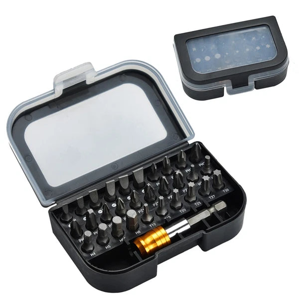 31 Pcs Screwdriver Set Repair Tool Screws Power Bit Precision Tools