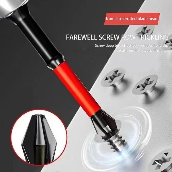 7PCS Magnetic Anti-Shock Batch Head High Hardness Non-slip Cross Screwdriver Nwv