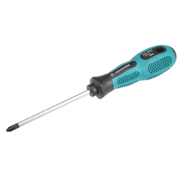 #1 Phillips Screwdriver 4" Round Shaft Non Slip Comfortable Handle