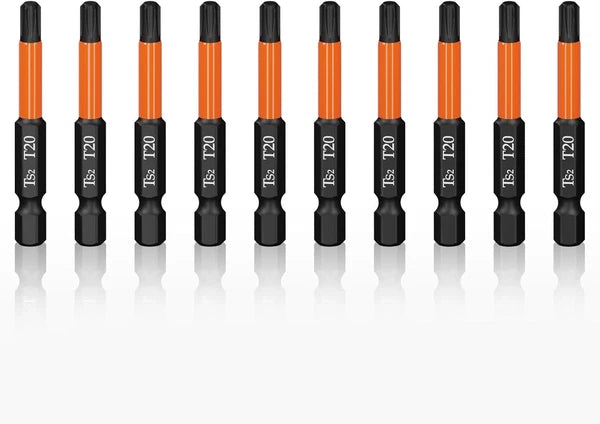 Impact Torx Bit Set, Torx Bits Tamper Resistant Star Bits Set, Size: T20