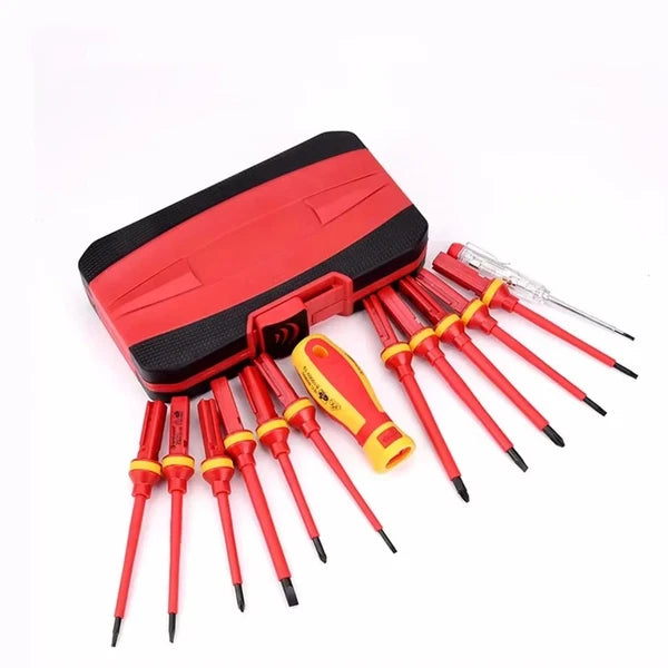 Slotted Magnetic Screw Driver Bits Kit and Magnetic Slotted Bits Repair Tool New
