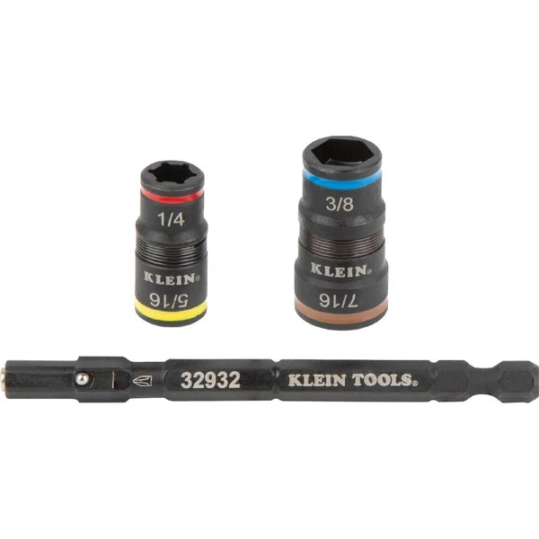 Klein Tools 85515HD Flip Socket, Mini Ratchet and Multi-Bit Driver Set, 3-Piece