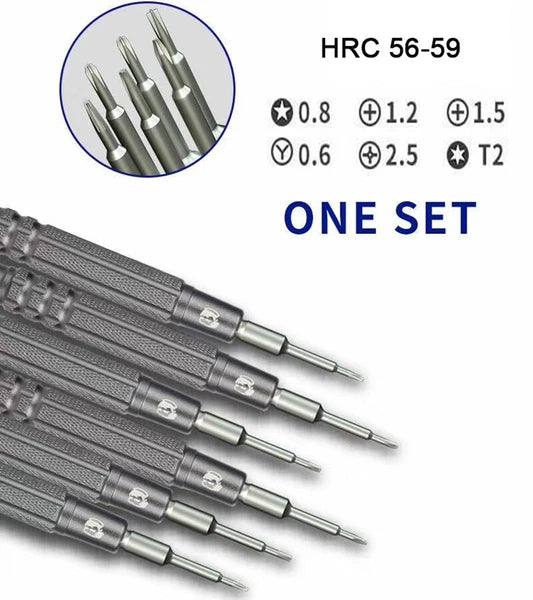 Non-slip Screwdriver 0.8 Torx 0.6 Y-Type 1.2 1.5 Phillips 2.5 T2 Screwdriver Set