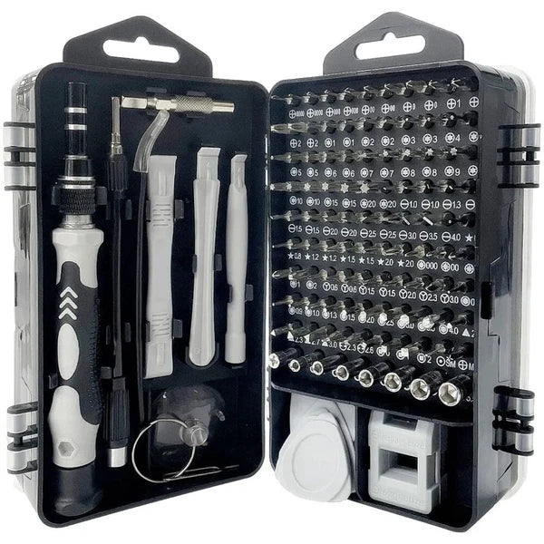 Precision Screwdriver Set 115 in1 Electronics Magnetic Repair Tool Box Hand Tool