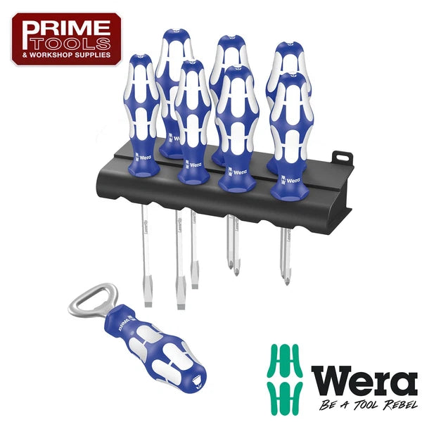 Wera Kraftform Sports Edition Scotland - 8 Piece Screwdriver Set SL/PZ/PH