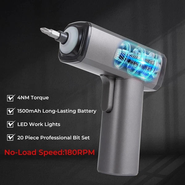 Cordless Torque Screwdriver Wrench Set Electric Screwdriver 1500mAh Battery