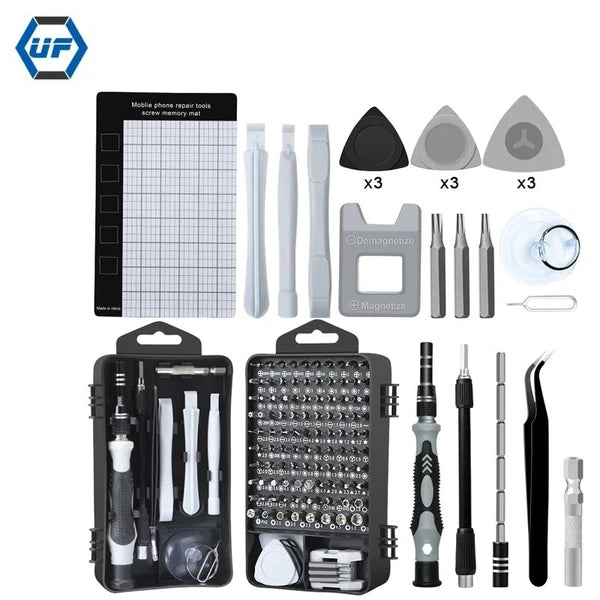 Precision Screwdriver Set 122PC Electronic Tool kit Computer PC LaptopRepair Kit
