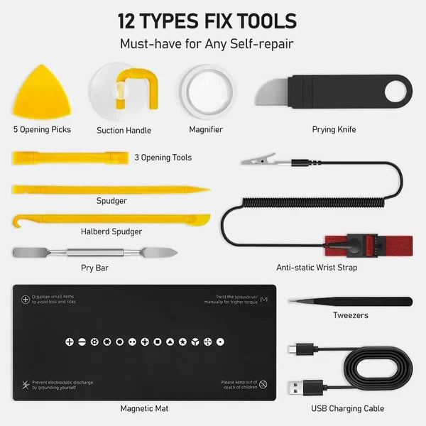71 in 1 Precision Electric Screwdriver Set Cordless with PC Phone Repair Kit