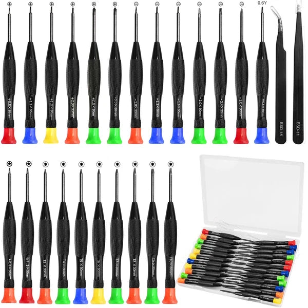 Precision Screwdriver Set, 25 PCS Small Screwdriver Set Magnetic, with Torx F...
