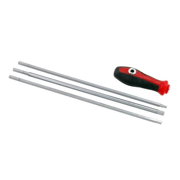 4pc Headlight Adjustment Tool Set T25 H6 & H7 X 300mm Torx Hex Allen Screwdriver
